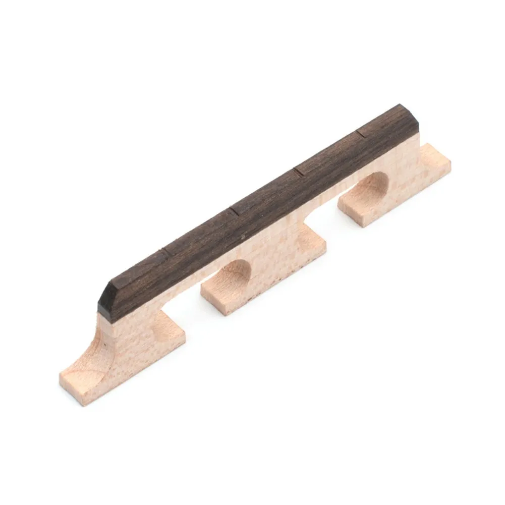 Premium Maple and Ebony Banjo Bridge 3 Footed Design Provides Excellent Performance on For 4/5/6 String Banjos