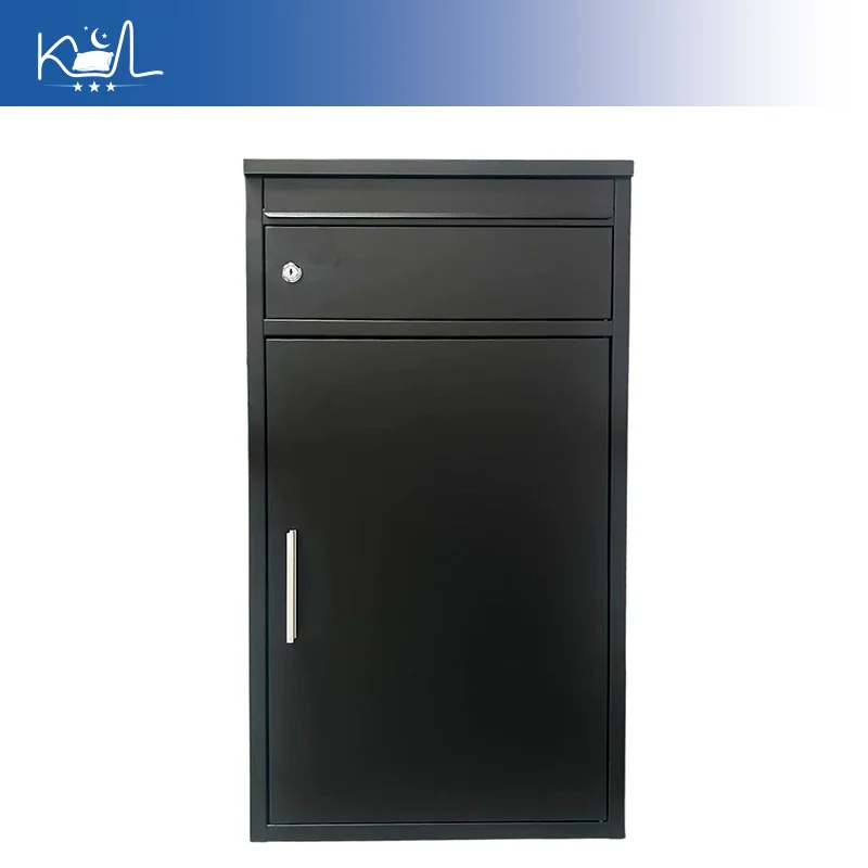 Large Capacity Outdoor Parcel Box, Waterproof UV Resistant Delivery Drop Box for Home, Package Storage Cabinet