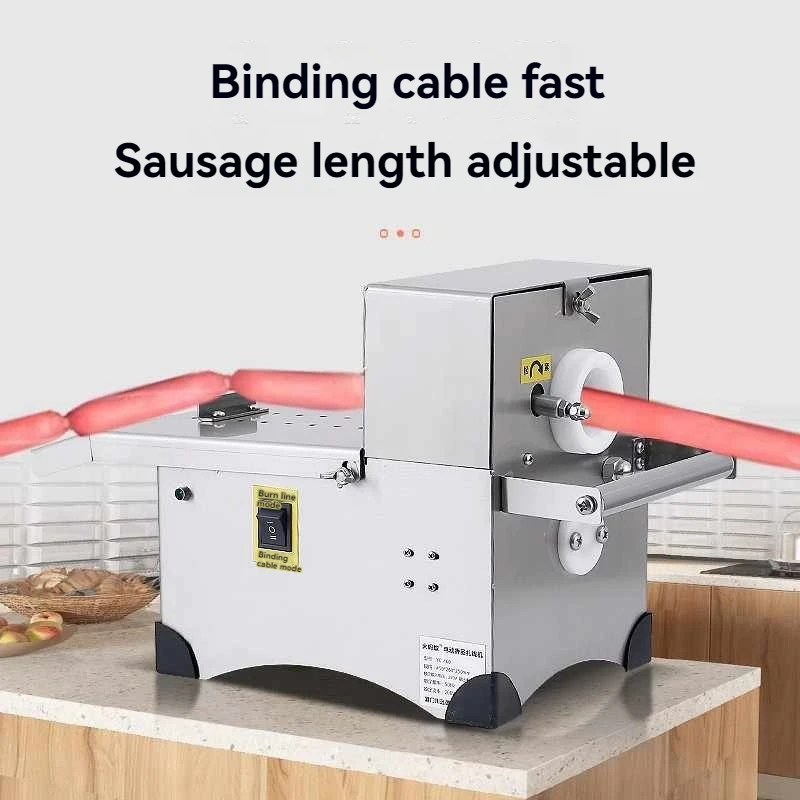 Manual/Electric Sausage Twisting Knotter Tying Machine Sausage Binding Machine Sausages Linker