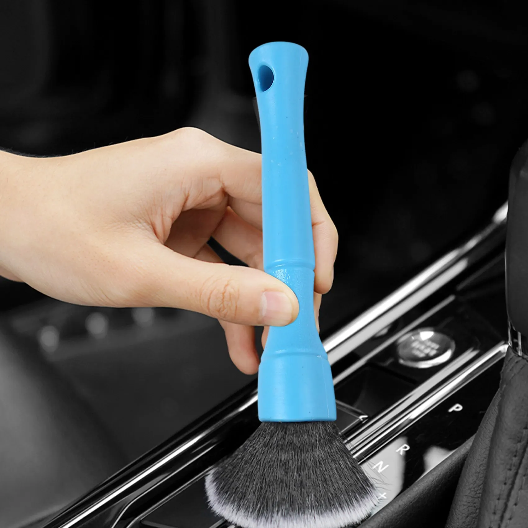 Super Soft Detail Brush, Car Brush, Detail Brush, Cleaning Brush, Eye Shadow Brush, Beauty Brush Set, Inner Brush, Blue.