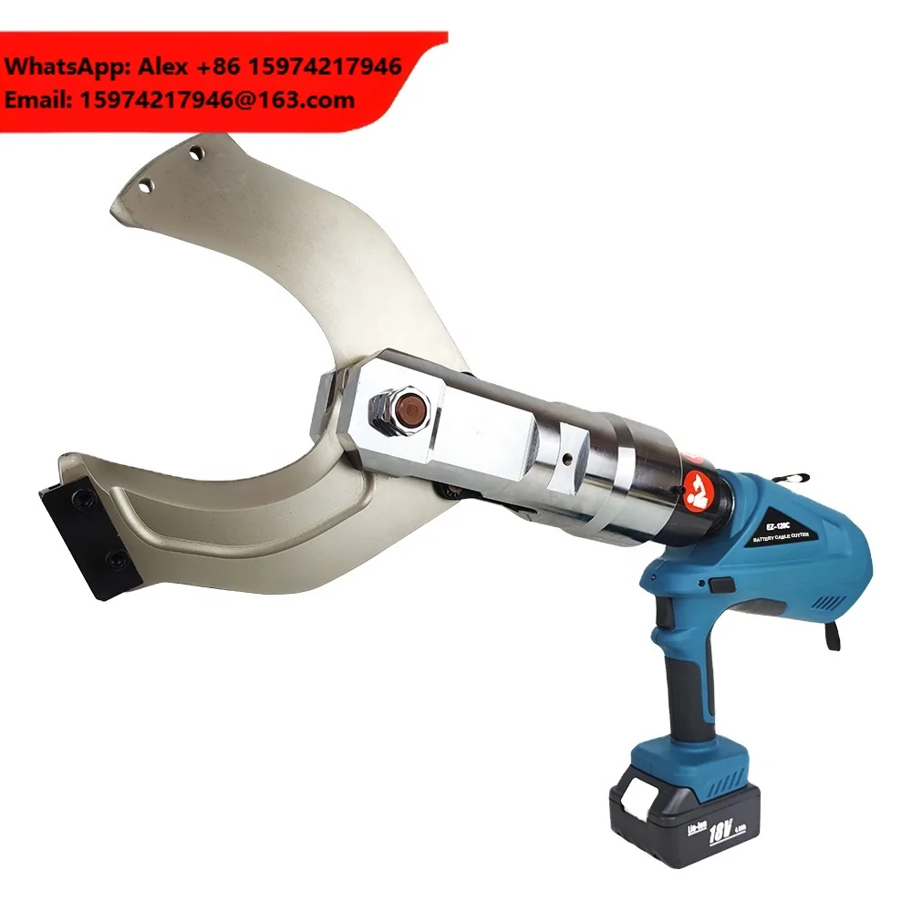 EZ-120C 20Ton Industrial Grade Cordless Cable Cutter High Quality Battery Operated Copper Hydraulic Tool