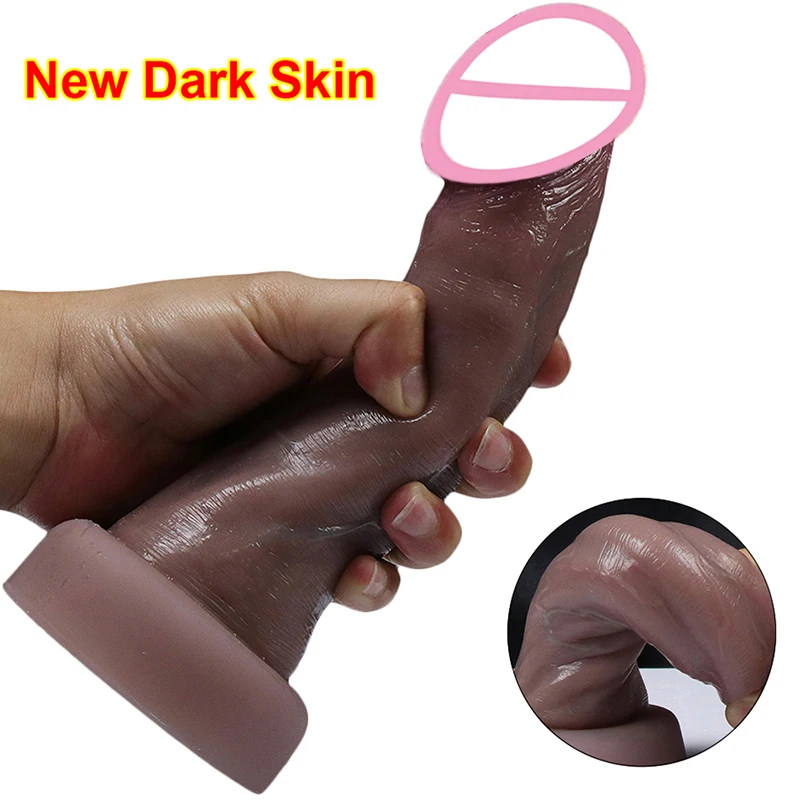 Realistic Dildo Huge Glans With Suction Cup Vagina Anal Sex Toys For Woman Men Fake Dick Gag Big Penis Butt Plug Erotic SexyShop