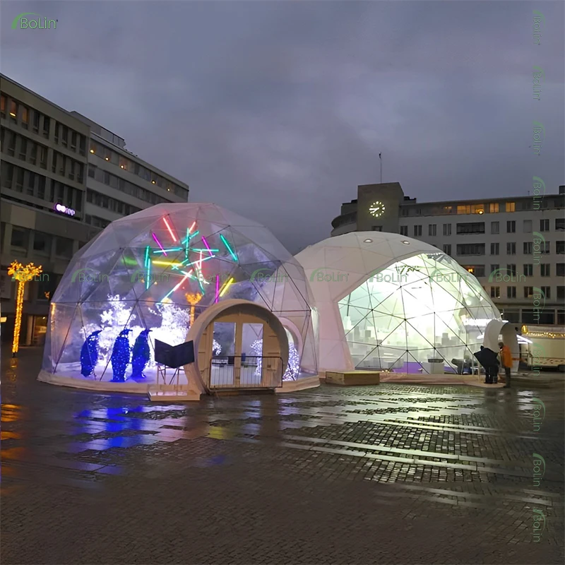 

Clear Dome Tent Geodesic Dome Glamping Igloo Tent House for City Hotel/Resort/Event/Exhibition