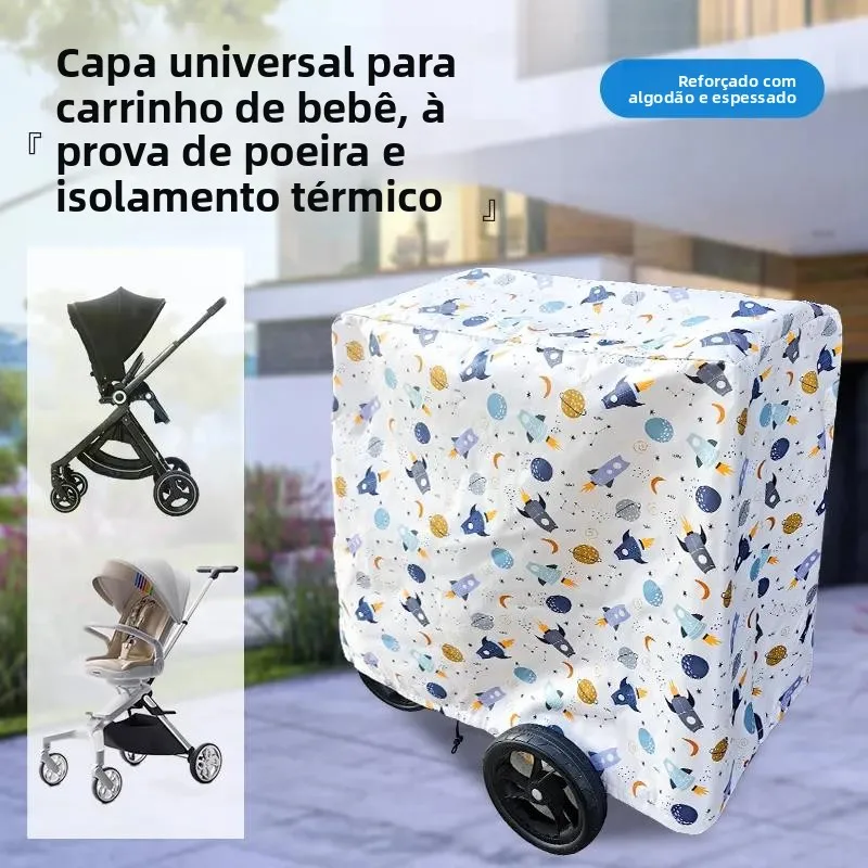 ユニバーサルベビーカーカバー防塵防雨断熱廊下歩行ベビー服保護シールドチャイルドキャリア