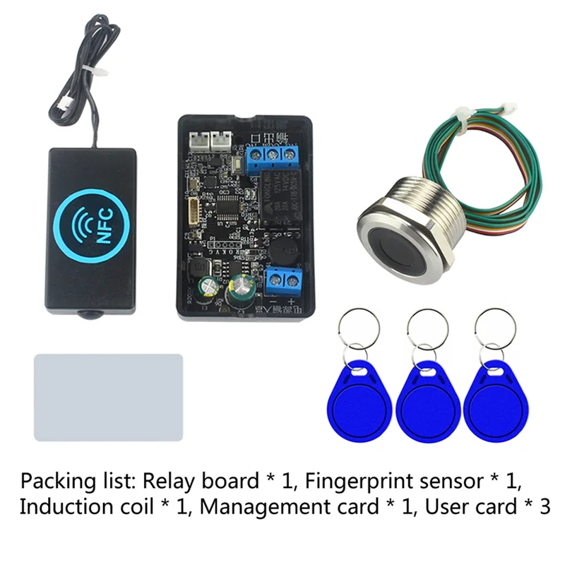 A14M Controller di accesso alle impronte digitali Accesso alle impronte digitali Modulo relè serratura elettrica NFC DX3 e NFC