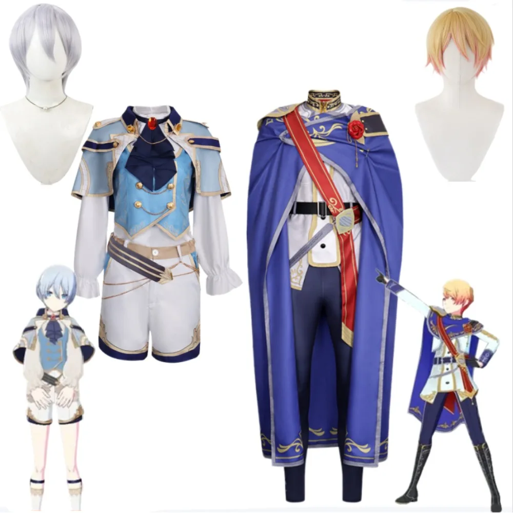 

Project Sekai Kanade Yoisaki Tsukasa Tenma Knight Cosplay Uniform Cape Exquisite Adult Men Women Halloween Comic Con Outfit