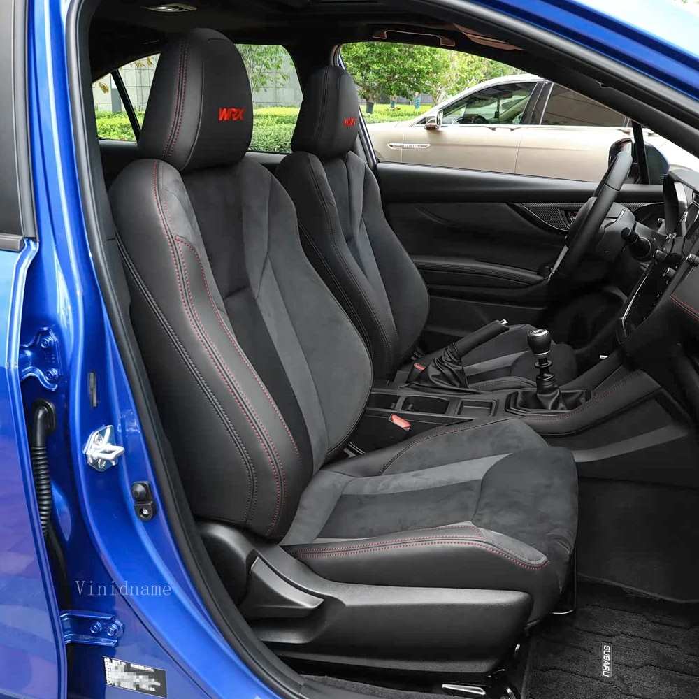 For Subaru WRX VB II 2021 2022 2023 2024 2025 2026 Vegan Nappa Leather Custom Car Seat Covers Full Set Interior Accessories