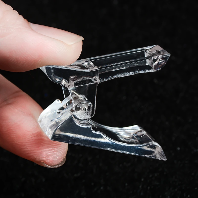 1/5Pcs Acrylic Nail Clip Transparent Gel Quick Building Nail  Clips Fingernail Extension UV Clamps Manicuring Art Set