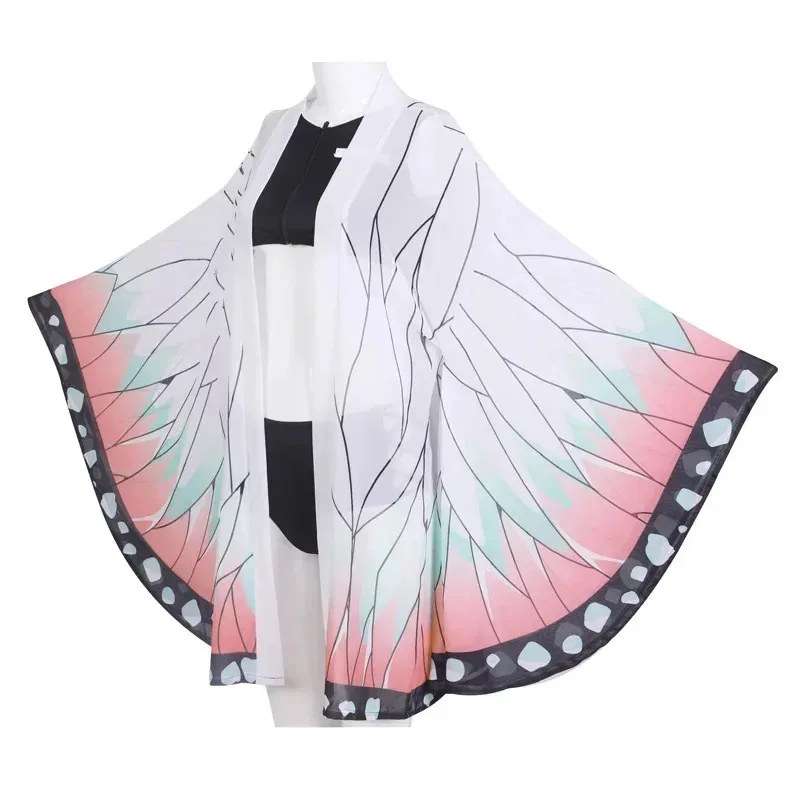 72th Anime Demon Slayer Cosplay Kochou Shinobu Bikini Kimetsu No Yaiba Kamado Tanjirou Bathing Suit Swimsuit Ki