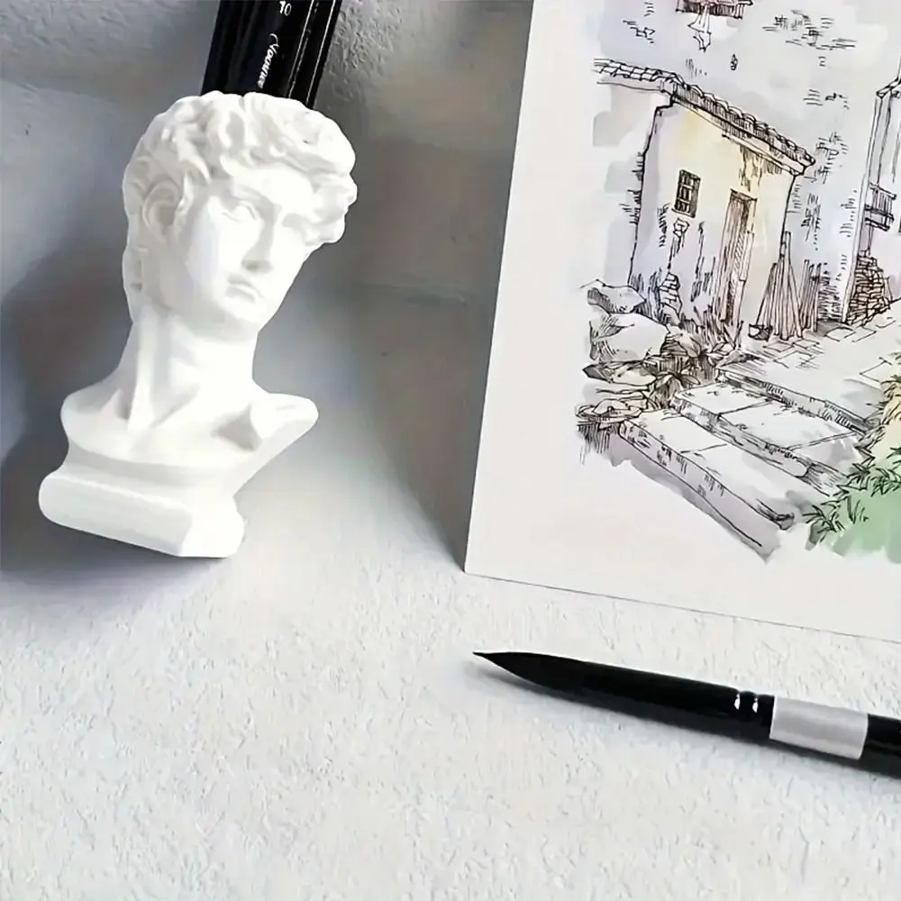 7Pcs/Set Squirrel Hair Bristles Watercolor Brush Round/Pointed Tips Beginner Artist Kit Gouache Painting Pen Paint Brushes Set