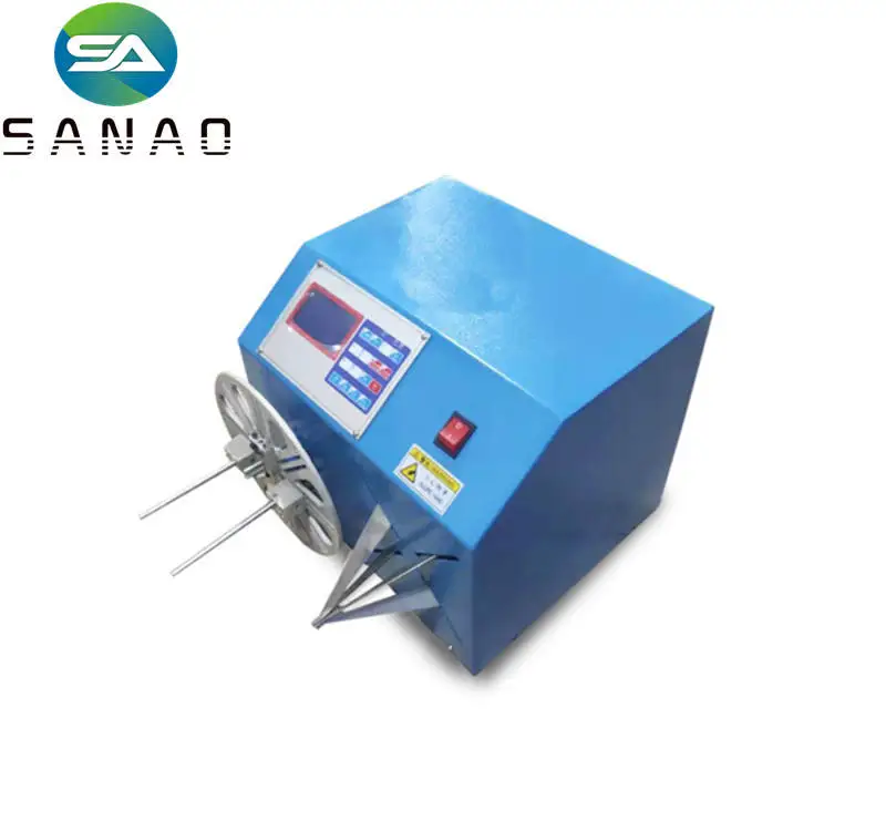 USB Cable Winding Twisting Tie Machine for Elastic Silicone Rubber Bands