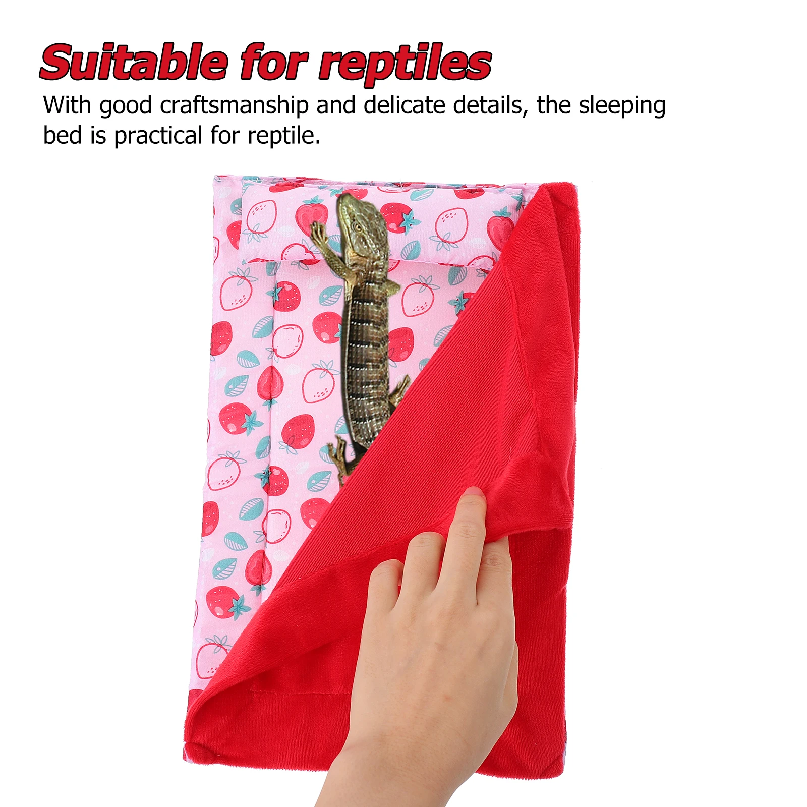 

Sleeping Foldable Pet Resting For Lizards Iguanas Geckos Premium Durable Reptile Habitat Small Pet Bed Lizard Habitat Reptile