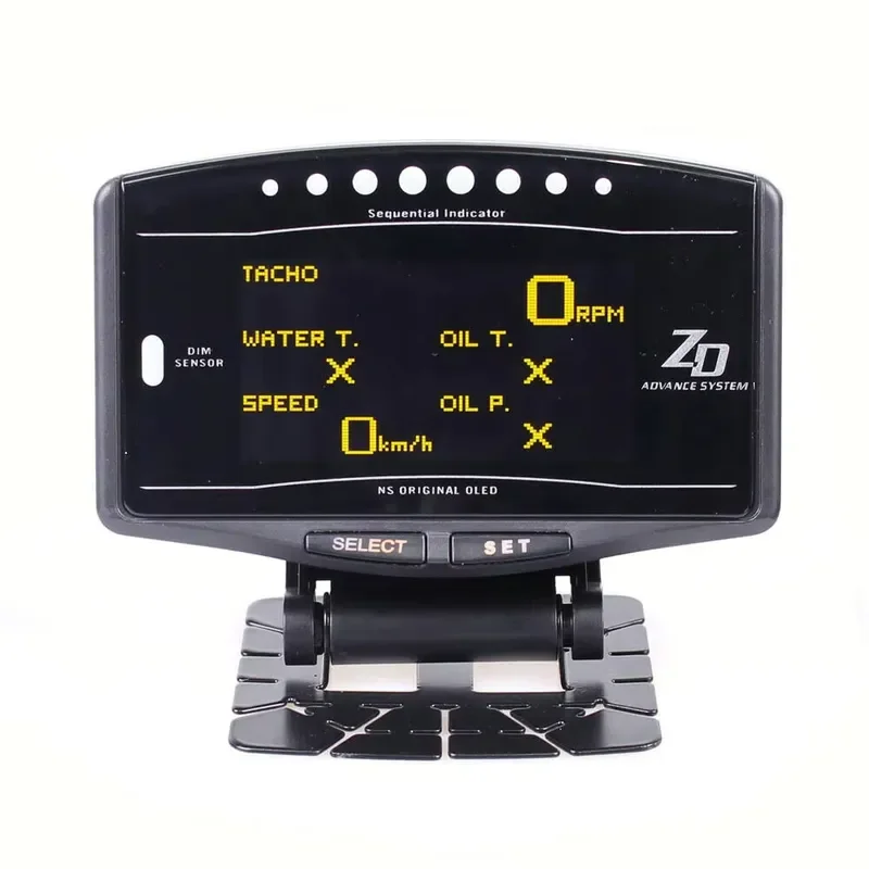 10 in 1 Version HD OLED 4 Display Model Vacuum Gauge,Car Digital Voltmeter