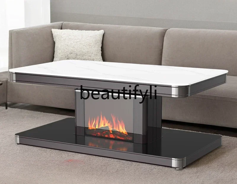 

ss D Household lift heating coffee table living room roasting stove