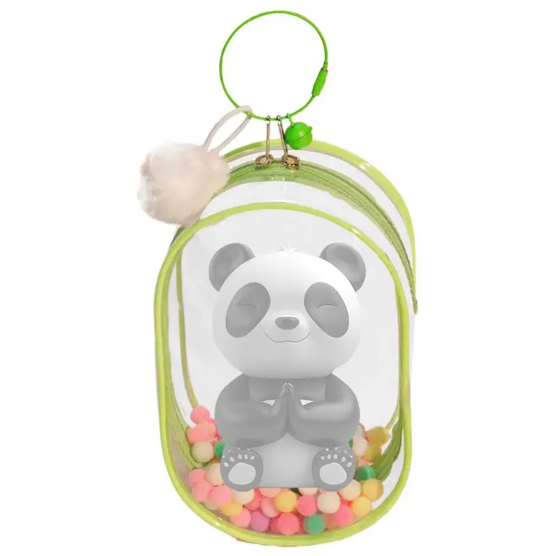 Clear Doll Carrying Bag Portable Small Doll Pouch For Figure Storage Multifunctional Thick Figures And Dolls Carrying Bag For