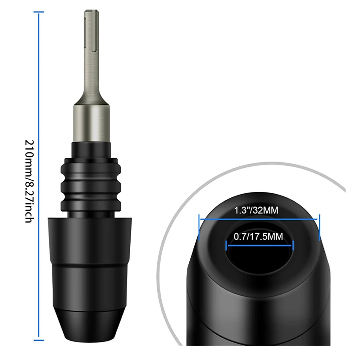 A83Z 1PC per SDS Plus a SDS Max Adattatore per trapano a percussione rotante Convertitore Strumenti Convertitore per trapano per martello demolitore