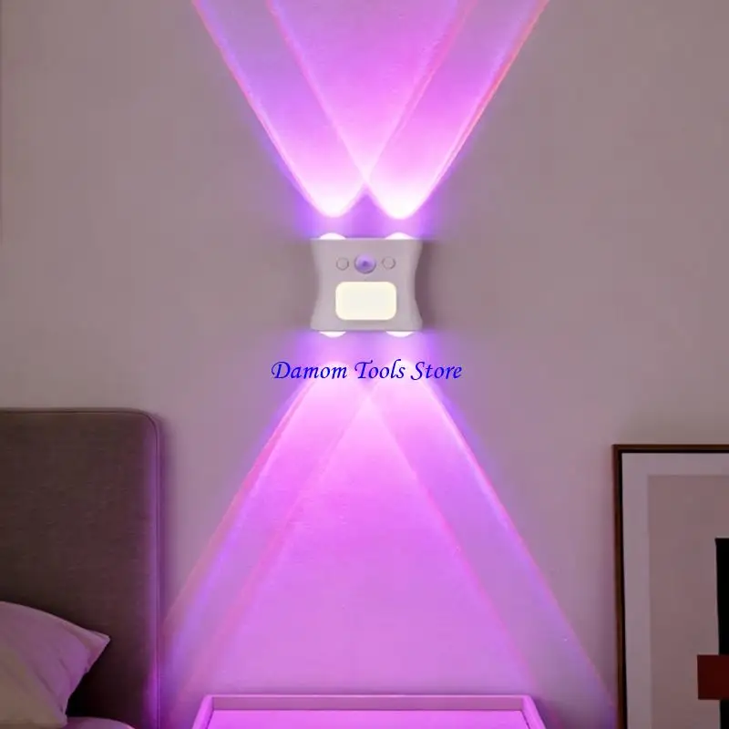 57BE Multicolor Mounting Wall Lamp With Human Body Induction