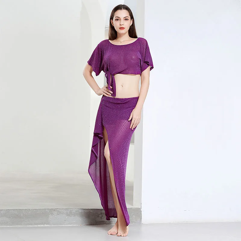 

Костюмы для танца живота по индивидуальному заказу, женский тренировочный наряд, сексуальное платье для восточного танца, одежда для выступлений для начинающих