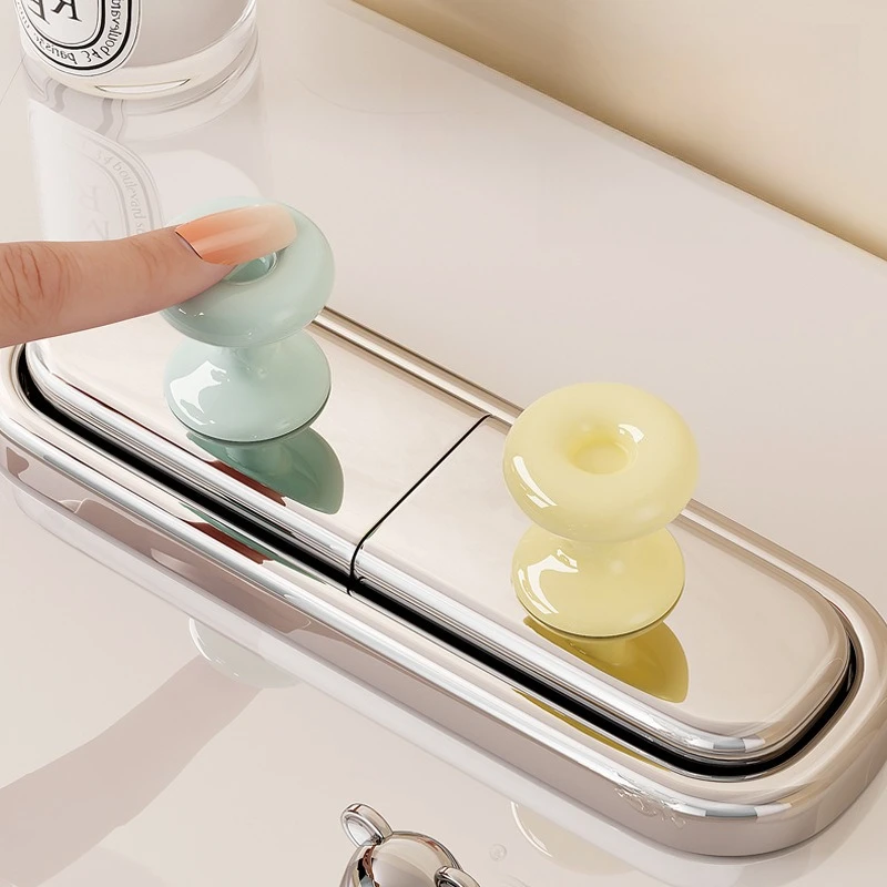 Handle Toilet Press Button Cute Press Tank Push Switch Toilet Bathing Room Decor Water Press Flush Button Home Tools