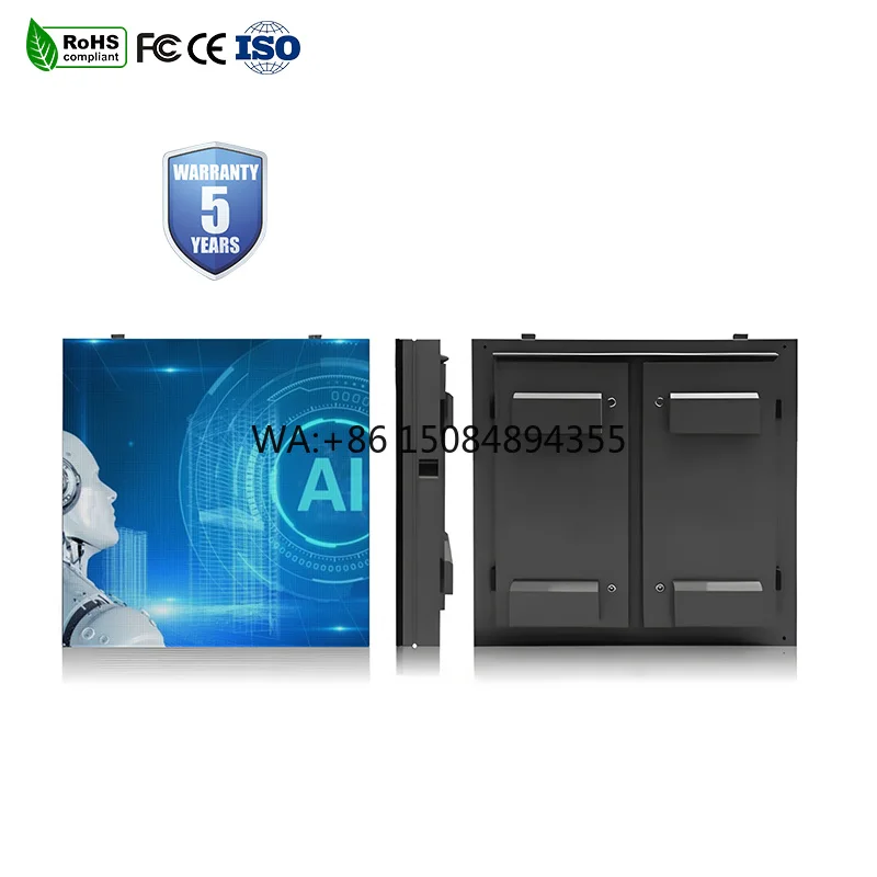 IP65 Waterproof P4/P5/P6.67/P8/P10 Outdoor LED Digital Poster Sign for Bank Hospital Corporate Building Shopping Mall OEM Option