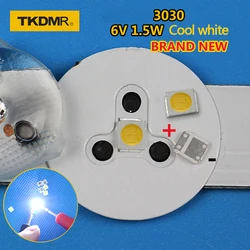 TKDMR-retroiluminación LED de alta potencia, diodo LED 1,5 smd, 3030 W, 2835, 6V, blanco frío, 150-187LM, PT30W45 V1, aplicación de TV, 50 unidades