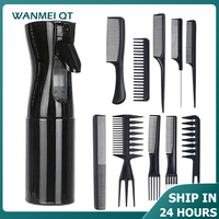 5/9/11pcs set Hair Styling Comb Spray bottle Professional Hairdressing Comb Set For All Hair Types And Styles For Barber Salon