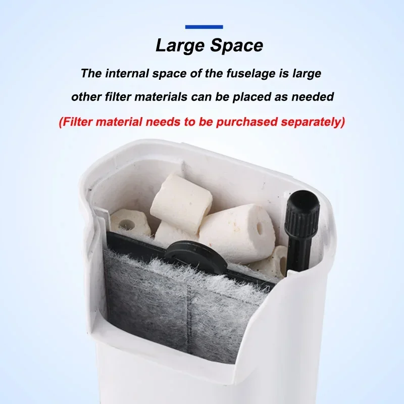 SUNSUN HN-011 HN-012 Low Water Level Turtle Tank Filter Waterfall Type Small Silent Built-in Water Purifier
