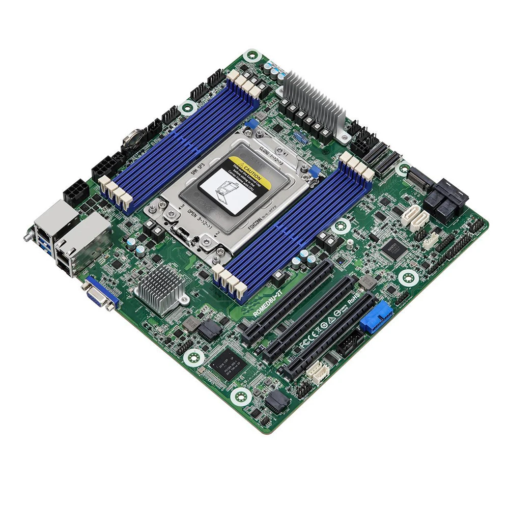 For ASRock Workstation Server Motherboard EPYC7002 Series CPU 3-way PCIE4.0 ROMED8U-2T 