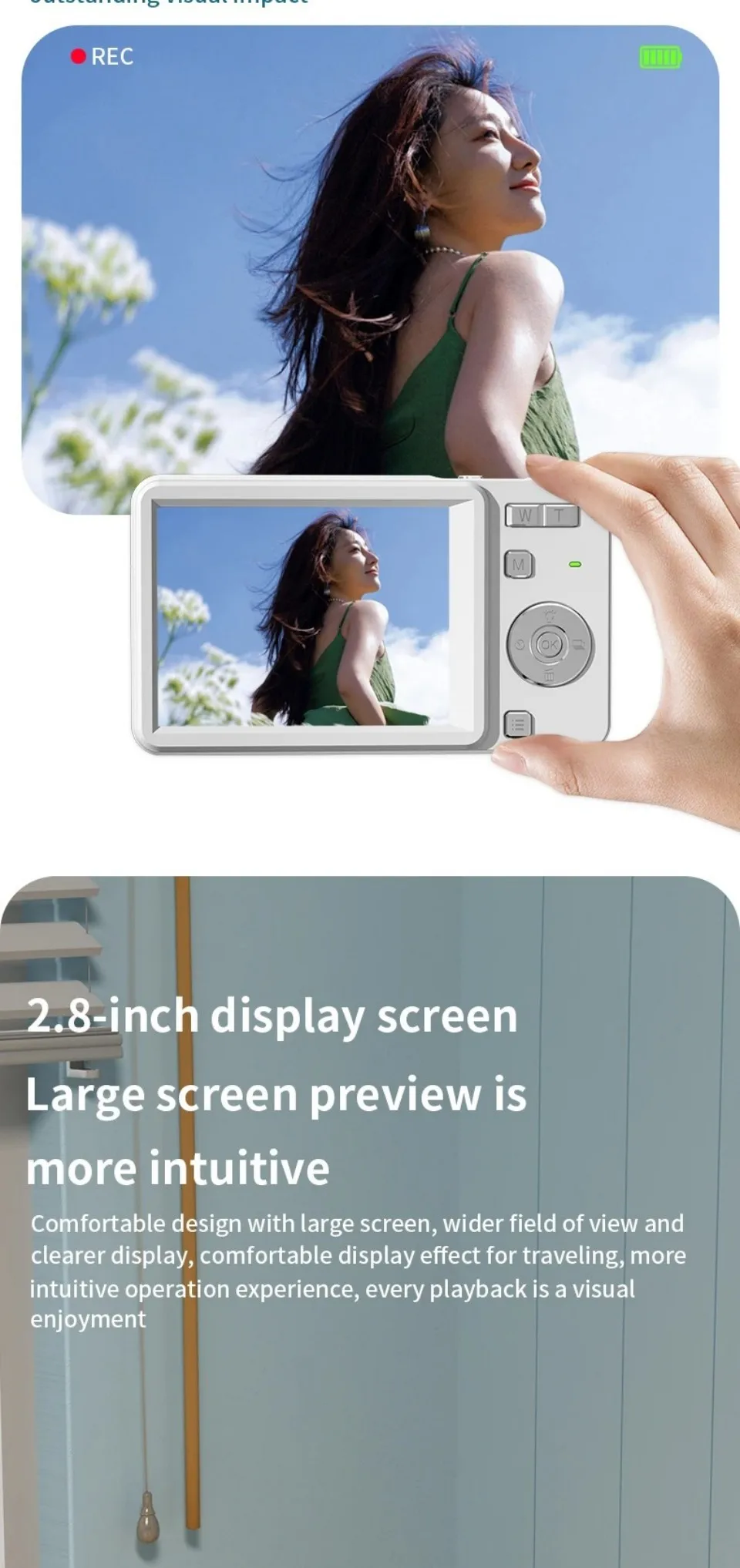 4K HD Sliding Digital Camera 64MP Retro CCD‑Style Mini Camera IPS Screen Multiple Shooting Modes Student Campus Photo Video Cam