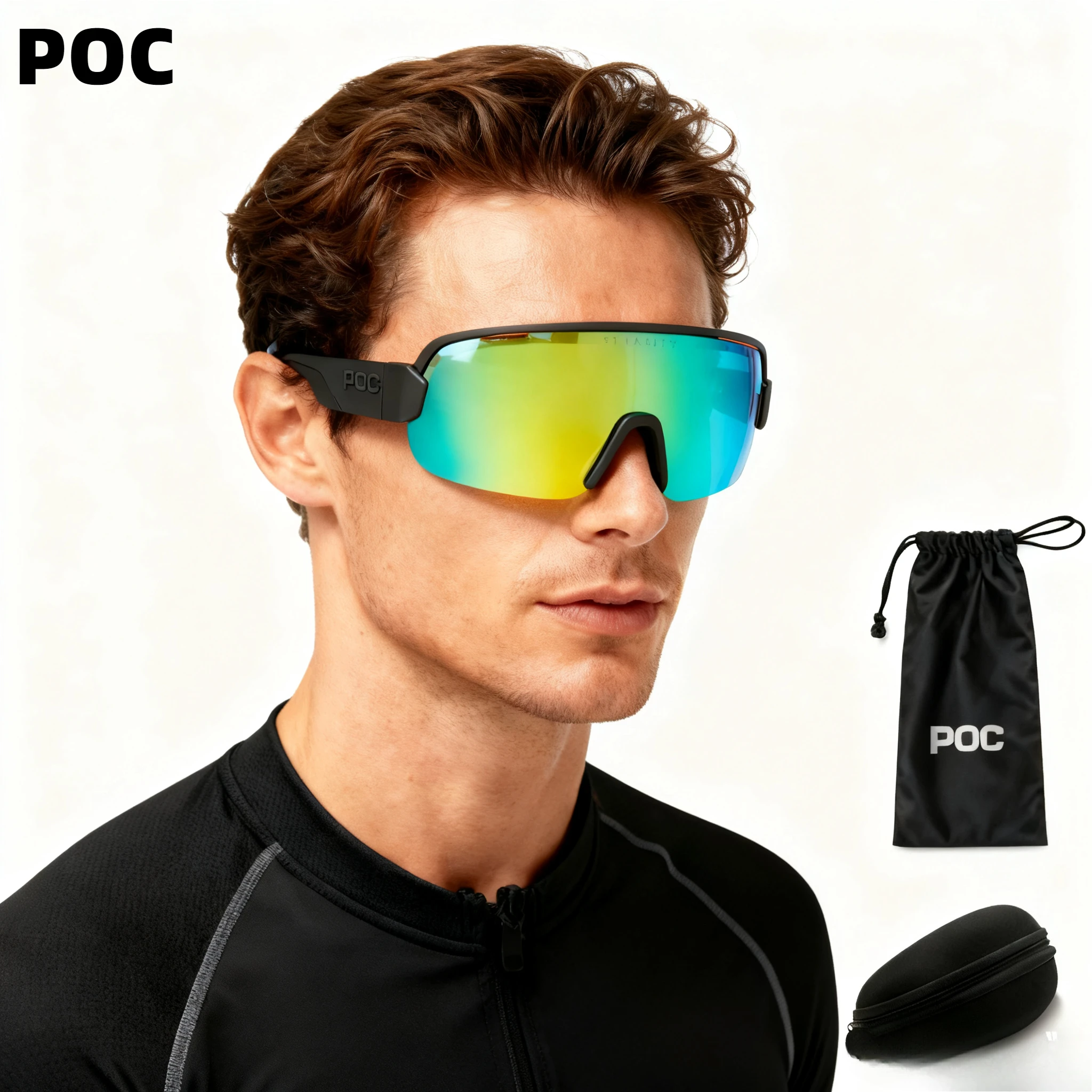 

Новые спортивные велосипедные очки POC AIM MTB DH, защитное оборудование для защиты глаз, полностью покрытые солнечные очки для бега и пешего туризма