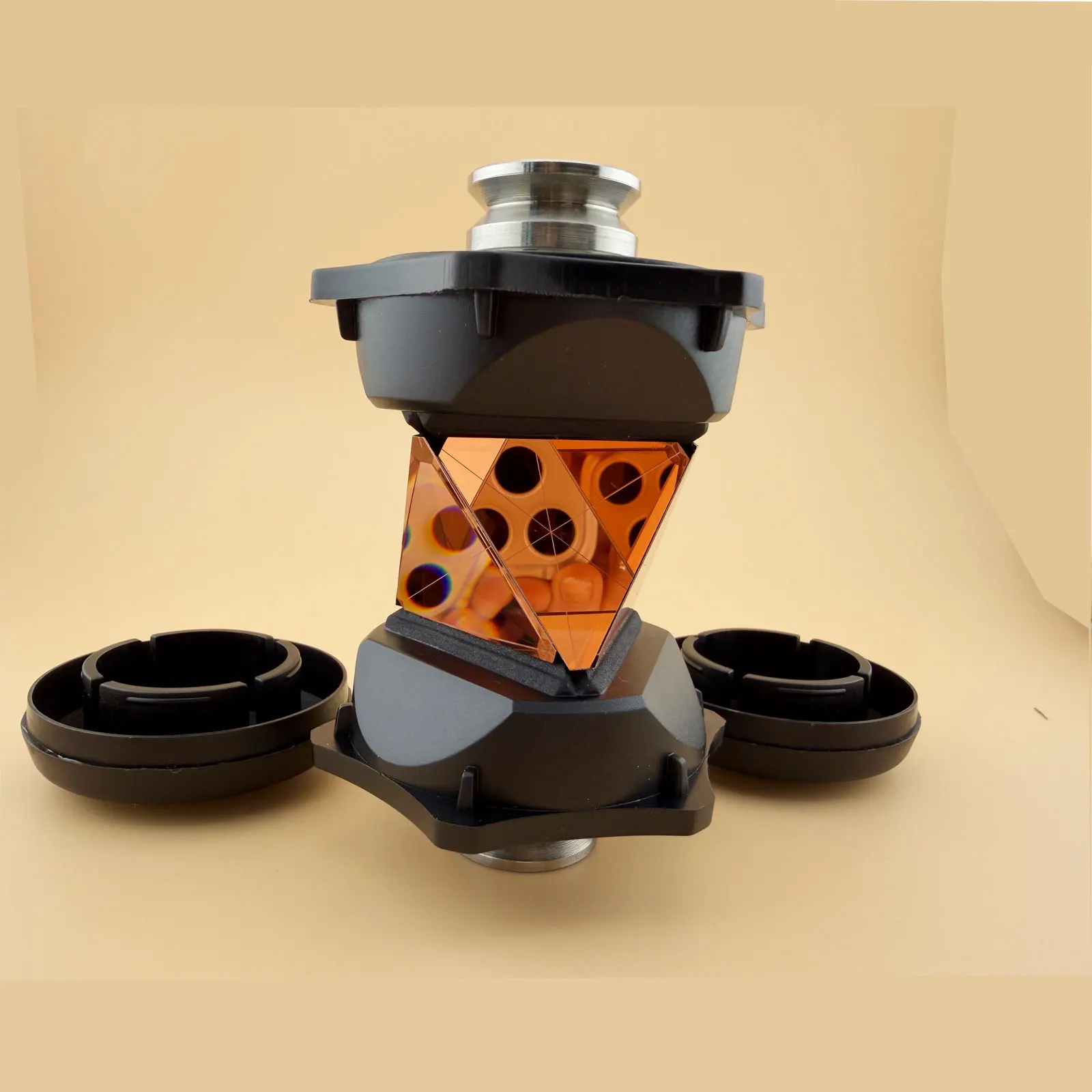 

360° Robotic Prism Reflector ATP1 type 5/8x11 Female Thread Both Side Copper Coated 360 Degree Prism For Soka Total Station