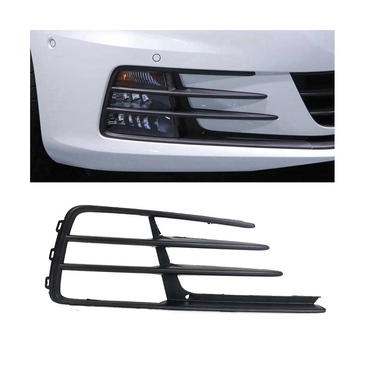 

1K8853665E 1K8853666E Front Bumper Fog Light Grille Lower Grid Grille Car for Suncool 2015 2016