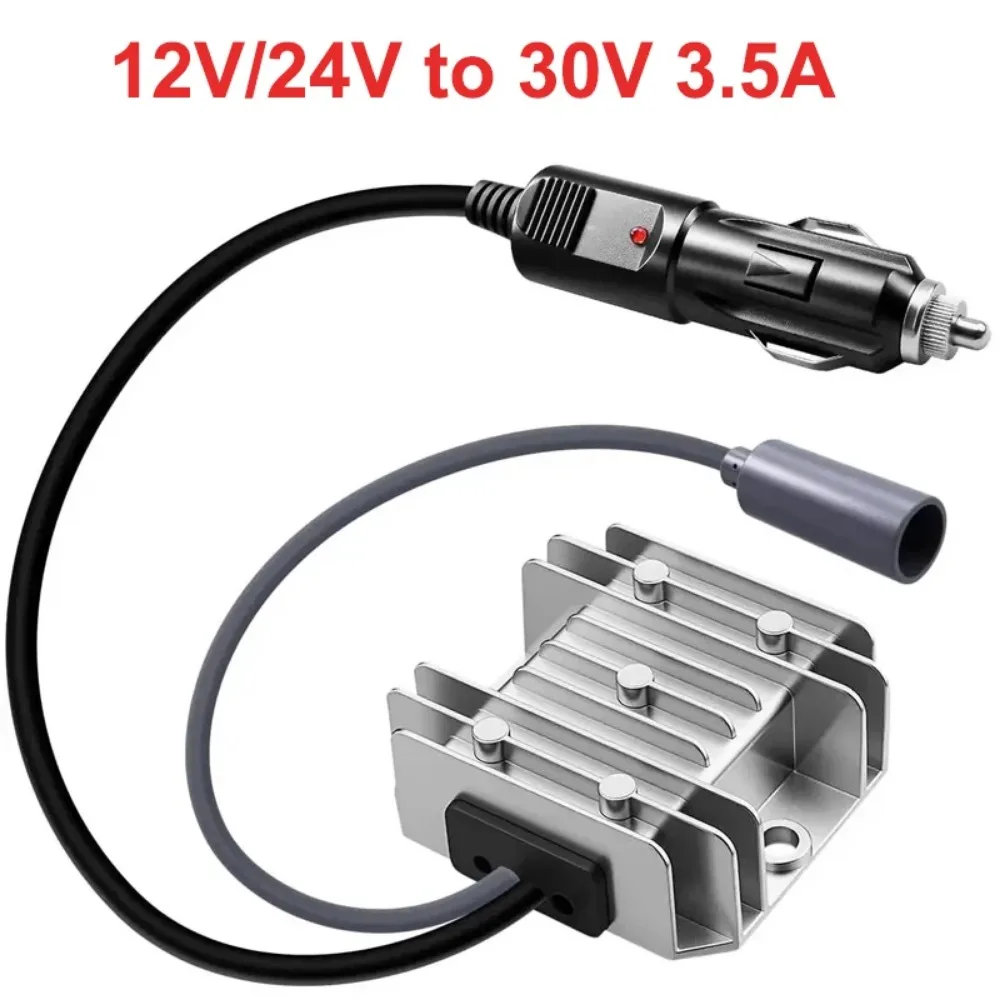 For Starlink Mini 12V24V to 30V3.5A DC Step Up Converter Adapter Car Inverter Car Cigarette Lighter Plug with 12V Power Cable CE