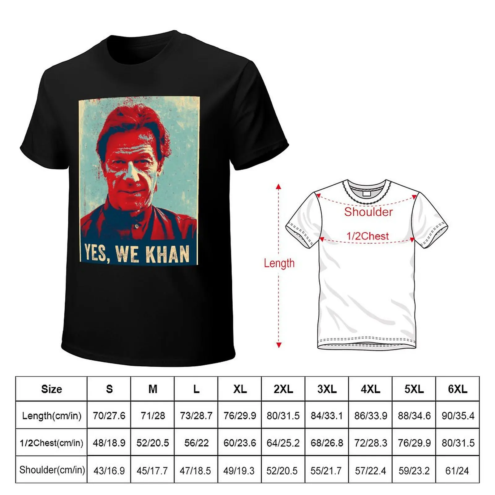 Imran Khan retro vintage T-Shirt summer top tops summer clothes graphic tee shirt men