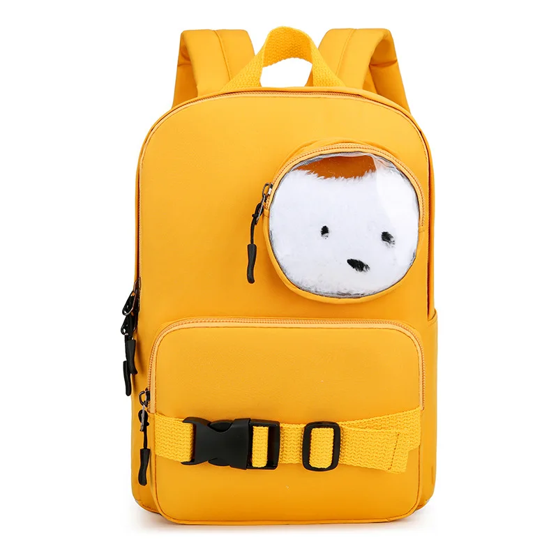 Children's School Bags Cute Bear Cartoon Backpack Boys And Girls Ultra Light Weight-reducing Bag Rugzak Kids Bag Plecak Book Bag