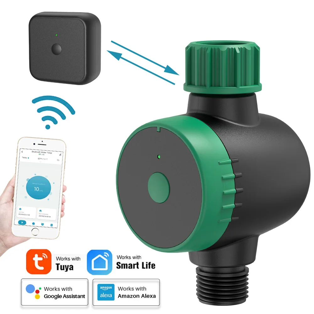 

Garden Bluetooth/Wifi-Compatible Water Timer Smart Programmable Controller Rain Delay Auto Drip System Valve Professional Tool