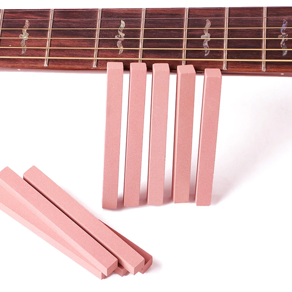 

4 Pcs Guitar Repair Tools String Cleaning Wipes Fret Polisher Eraser Bridge Maintenance Kit Guitar Accessories Longevity