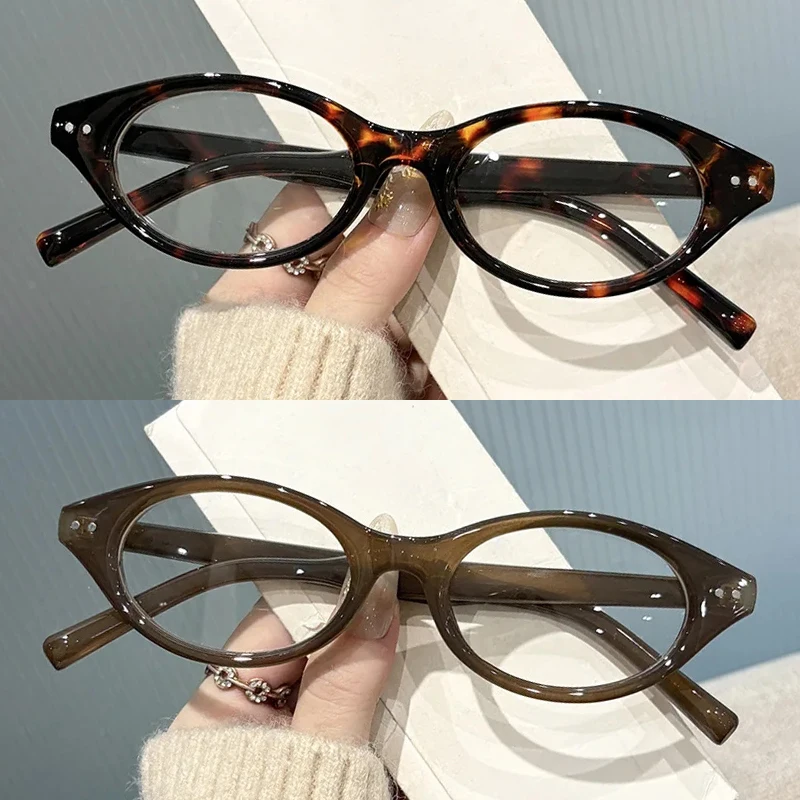 

Готовые очки для чтения в маленькой оправе 0+0,5+1,0+1,5+2,0+2,5+3,0 +3,5 +4,0 Эллиптические полнокадровые линзы для очков с защитой от синего света