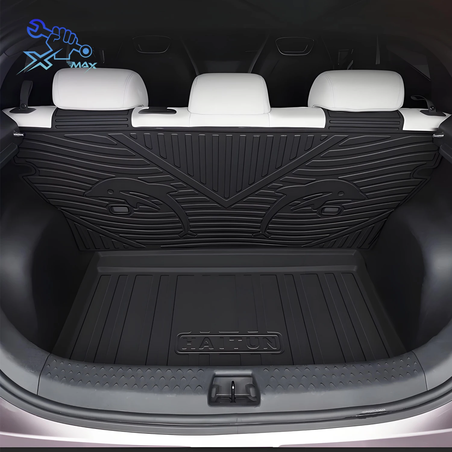 For BYD Dolphin 2021-2026 TPE Car Trunk Mat Custom Fit Trunk Liner All Season Cargo Mat Trunk Protection Mat Waterproof