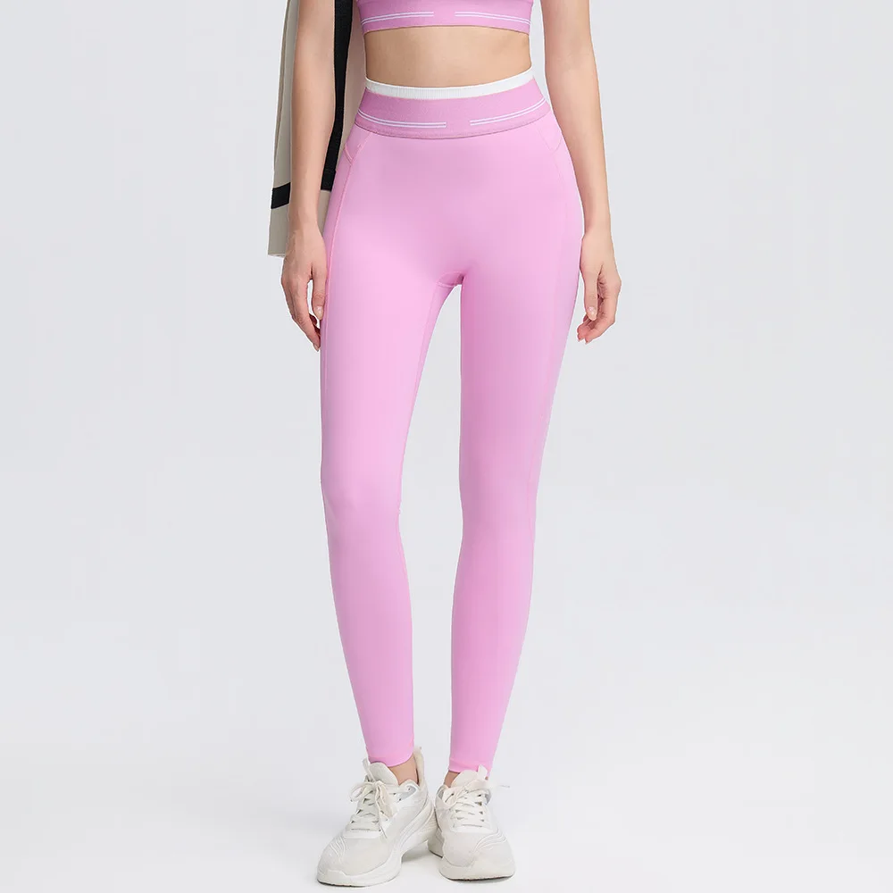 Yoga Leggings High Waist Fitness Leggings Breathable Quick Drying Yoga Pants Push Up Running Cycling Workout Tights Gym Clothing