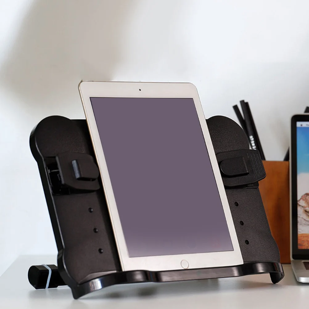 

1Pcs Book Rest Rack Adjustable Buckle Anti-Skid Pad Reading Holder for Students and Adults 's Reading Rack