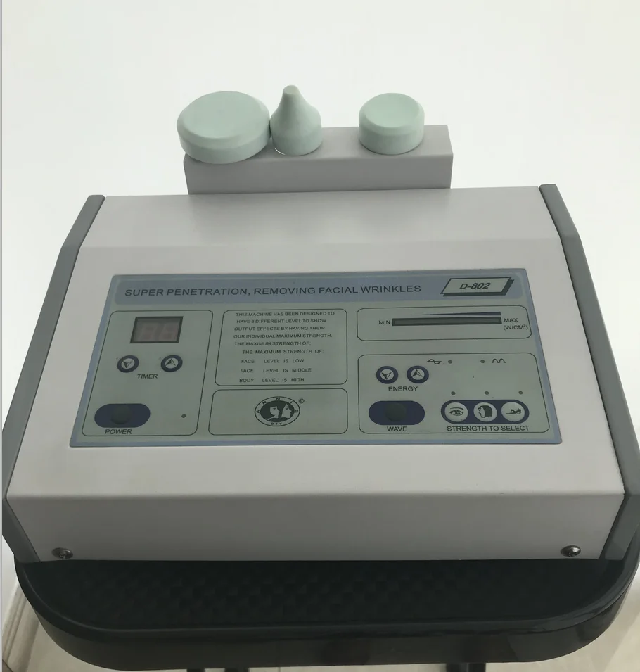 DTY portable spa skin care device 3 probes ultrasonic facial massager beauty machine