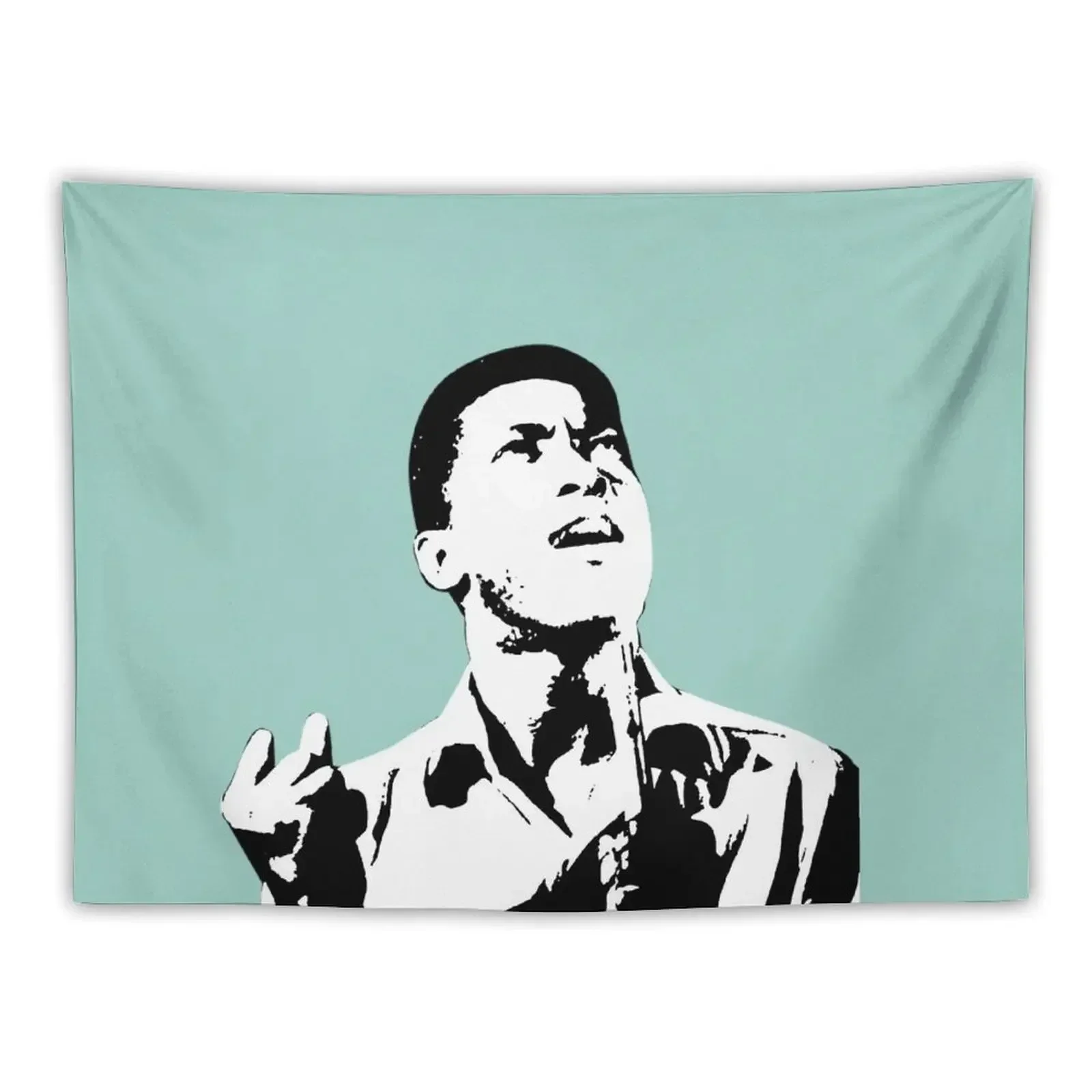 

Sam Cooke ~ "A change is gonna come." TEAL Tapestry Outdoor Decoration Room Decoration Korean Style Tapestry