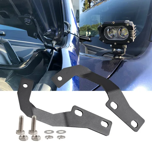 Imagen 2 del producto Luz LED de trabajo para coche, luz antiniebla, capó superior, Pilar, soporte de montaje, apto para Toyota 4runner 2010-2022, Toyota Tundra 2010-2021