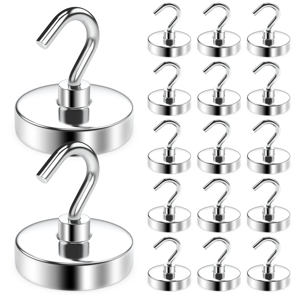 

Strong Magnetic Hooks Load-bearing Home Kitchen Bar Storage Hooks Key Storage Hooks Bathroom Hangers Multi-Purpose Magnet Hook