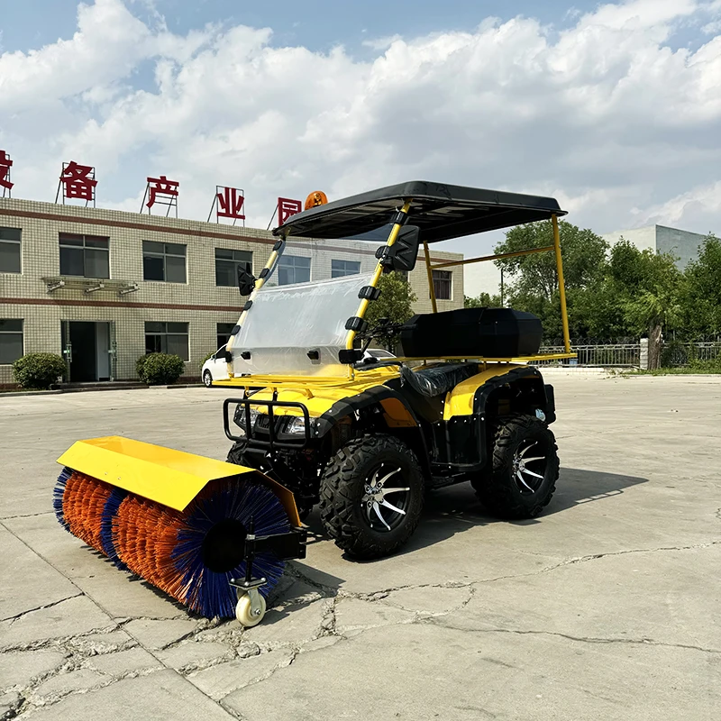 Universal Sweeper Fast Garden Tractor Snow Removal Machine Electric Start New Condition Snowplow