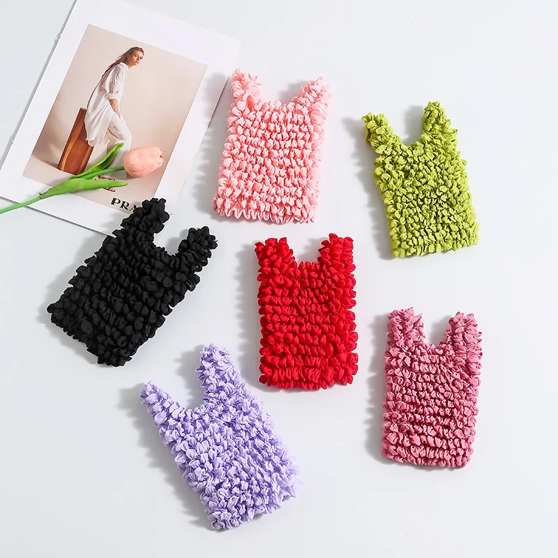

Portable Bubble Foldable Stretch Bag Expansion Chiffon Handheld Shopping Bag Tote Bag Flower Floral Paddy Bag Storage Bags
