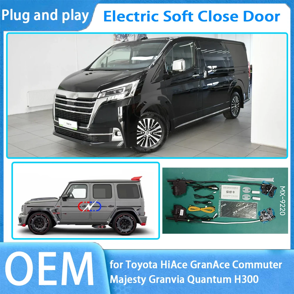 

for Toyota HiAce GranAce Commuter Majesty Granvia Quantum H300 OEM Car Soft Close Soft Close System Automatic Pull Power Latch