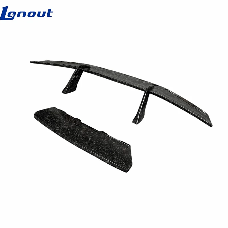

Suitable for Lamborghini LP580 LP610 EVO Upgrading P-Style Forged Dry Carbon Fiber Rear Spoiler Tail Wing With Base