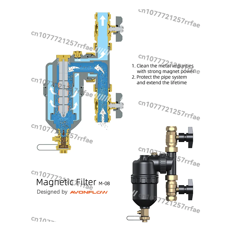 Basic 12,000 dirt and magnetic filter boiler central heating magnetic filter